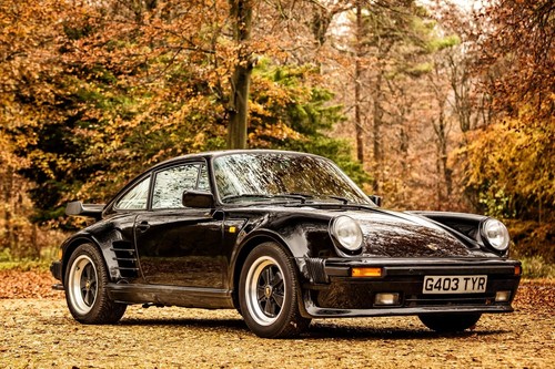 Classic black porsche 911 - black,