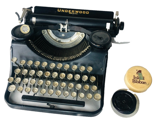 Typewriter antique with spare - antique,