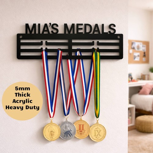 Medal hanger personalised - hanger,
