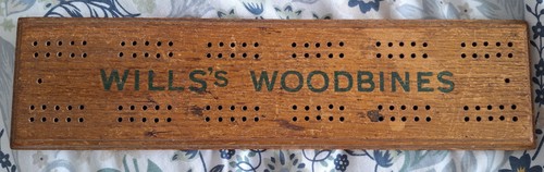 Wills woodbine cribbage - cribbage, board