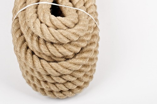 Jute rope hessian braided - jute,