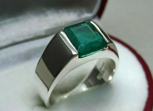 Natural emerald cut green - emerald,