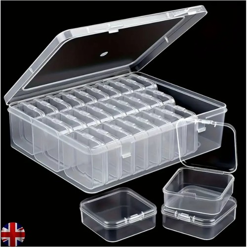 Grid clear plastic storage - 30,