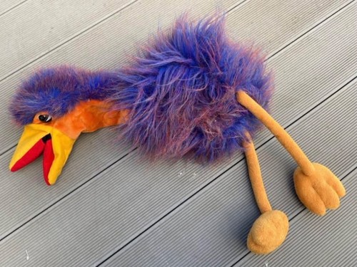 Vintage emu hand puppet - hand, 28"