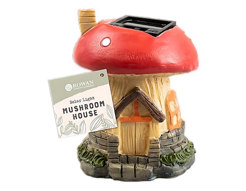 Solar powered mushroom - powered, house