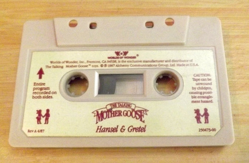 Talking mother goose tape - talking,