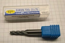EUROPA 4mm  Carbide Pulsar 4 Flute Slot Drill with straight Shank milling cutter