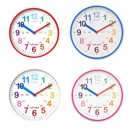 Kids teaching wall clock - teaching,