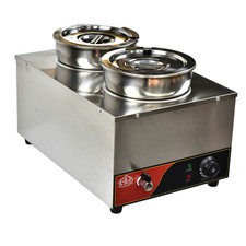 KRD Twin Pot Round Bain Marie
