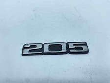 Peugeot 205 Logo Emblem Badge Rear Original