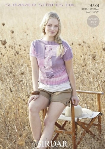 Sirdar summer stripes knitting - sirdar,