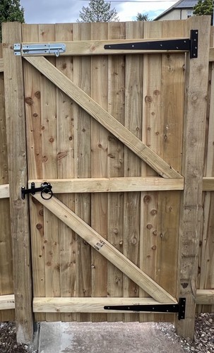 Feather edge 6ft gate any - feather, gate.