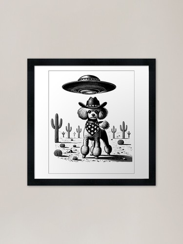 Vintage retro toy poodle ufo - retro,