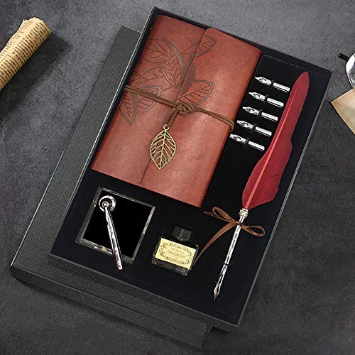 Quill pen and - quill, set,