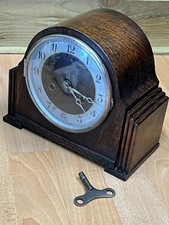 Antique Mantle Clock Art Deco Striking 8 Day  URGOS Haller Wurttemberg C:-1920s.