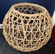 Extra Large 50cm Wide Chandelier Shade Woven Wicker Ball Sphere Basket