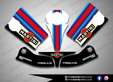 Birel Art KG Puffo Bambino Graphics Sticker Kit - BirelArt - Go Kart (Martini)D2