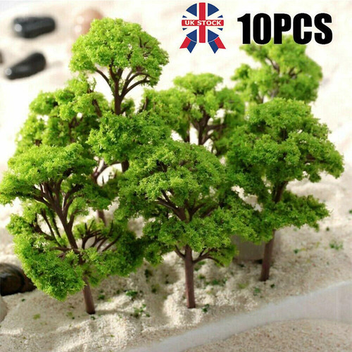 10pcs 12cm trees - 12cm, train