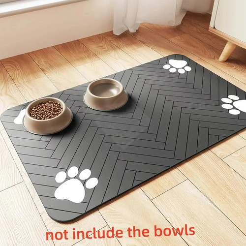 Pet feeding mat - feeding, mat-absorbent