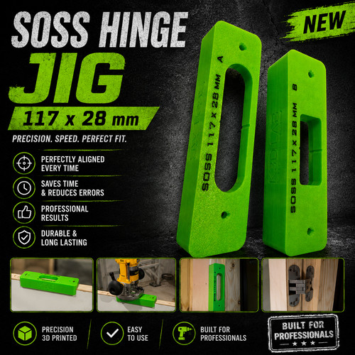 Soss concealed hinge router - concealed,