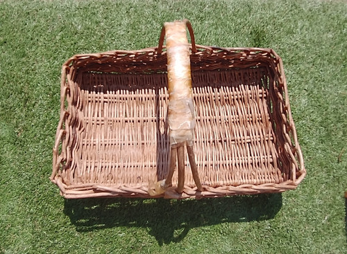 Garden flower trug wicker - trug,