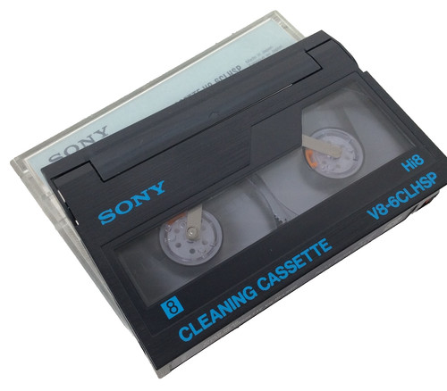 Sony cleaning cassette hi8 8mm - hi8,