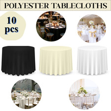 Round Polyester Tablecloth 120