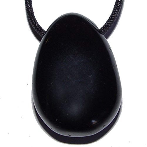 Jet drilled tumble stone - drilled,