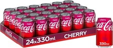 Coca Cola Classic Can Cherry 330 ml (Pack of 24)
