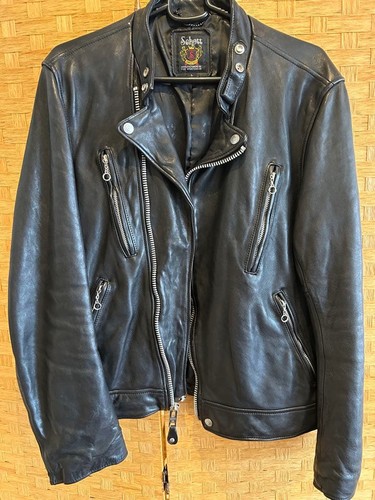 Schott double breasted - breasted, leather