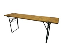 Wooden beer tables, 2 meter