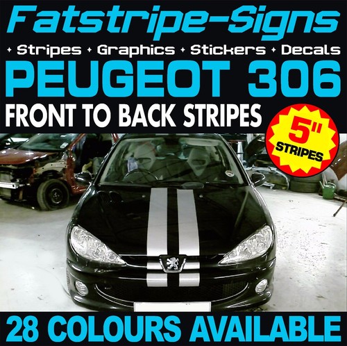 Fit peugeot 306 stripes - to,