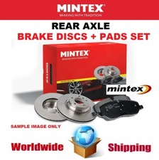 MINTEX Rear BRAKE DISCS + PADS