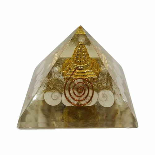 Orgone gomti chakra pyramid - chakra,