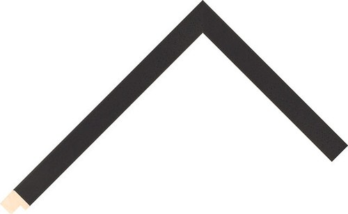 15mm wide black flat - black, wood