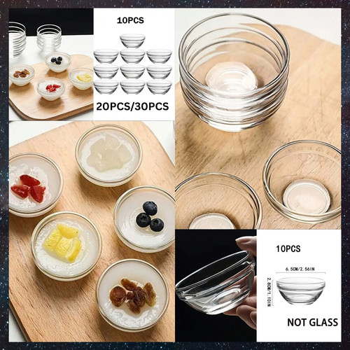 Transparent dip bowl sauce - transparent,