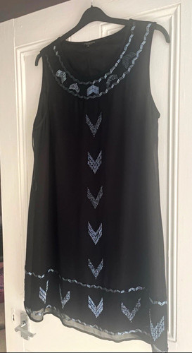 Debenhams black chiffon shift - debenhams,