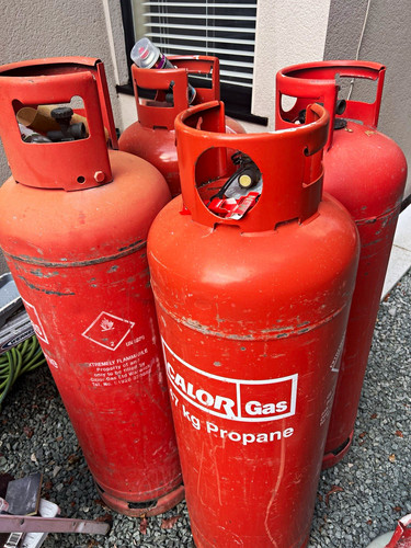 Empty calor gas - empty,