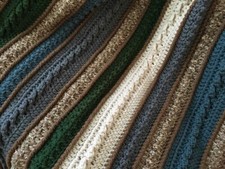SCRAPPER'S ARAN crochet PATTERN ONLY crocheted afghan blanket PDF