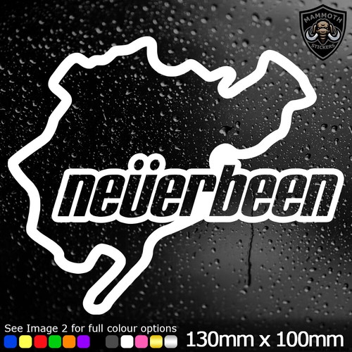 Neverbeen car sticker never - sticker,