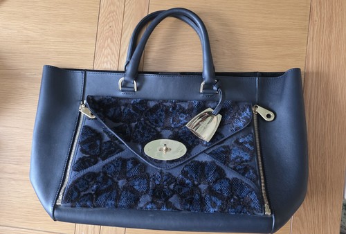 Mulberry willow tote bag large - mulberry,