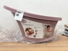 Shnuggle Baby Bath with Plug – Blossom Pink (0–12 mths)