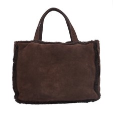 CHANEL Handbag Mouton Suede used