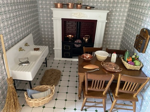 Dolls house kitchen set bundle - dolls,