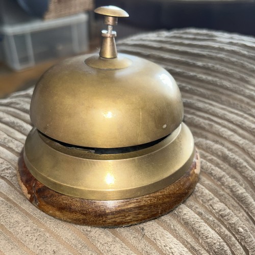 Vintage brass reception - vintage, desk