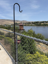 Bird Feeders Hanging Station 234cm Free Standing Feeding Stand Bird Feeder Poles