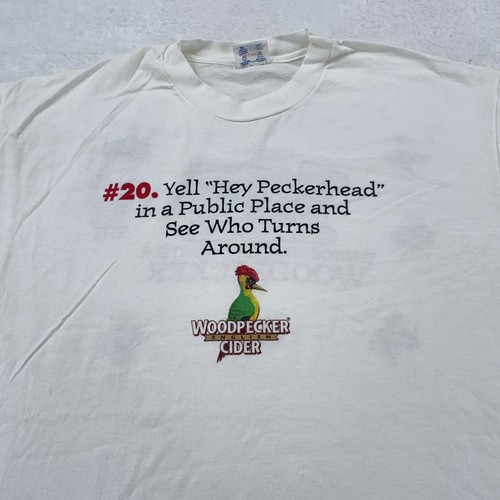 Vtg woodpecker cider - cider, shirt