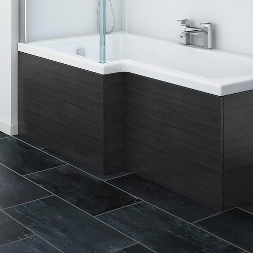 Modern shaped shower - modern, l-shaped