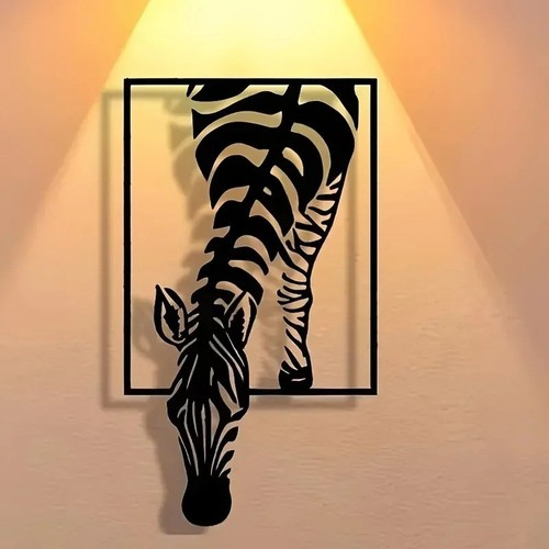 Modern zebra metal - modern, art