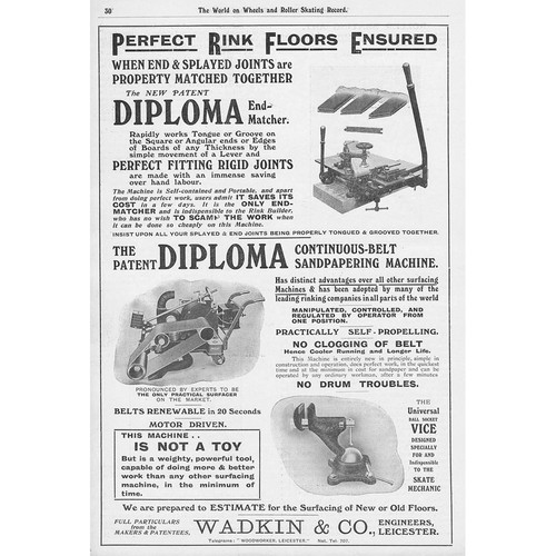 Wadkin leicester roller - wadkin, &